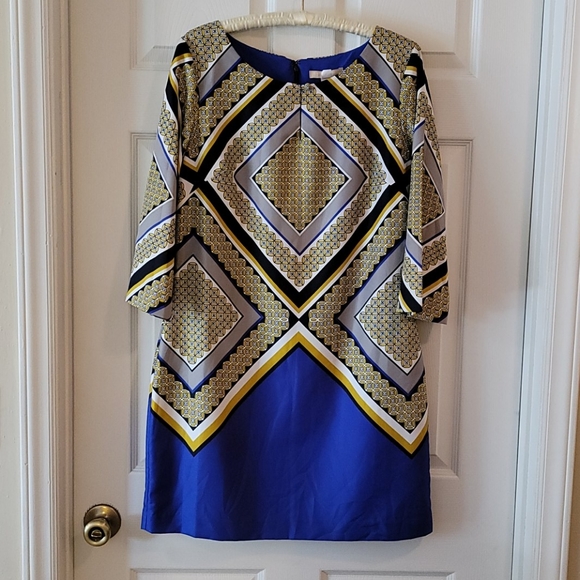 Banana Republic Geometric Shift Dress size 10 - Picture 1 of 16